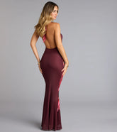 Wine And Dine Floral Open Back Maxi Dress